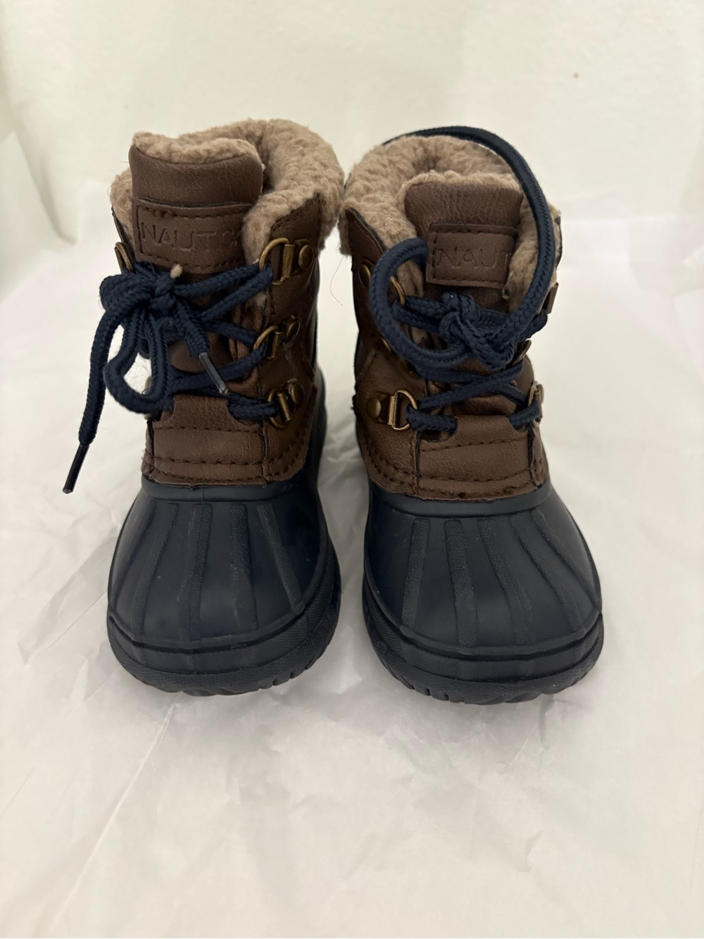 Nautica Toddler Shearling-Lined Tan Boot